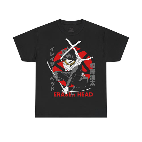 Camiseta Algodão Pesado HARD-NOISE — Branco/Preto