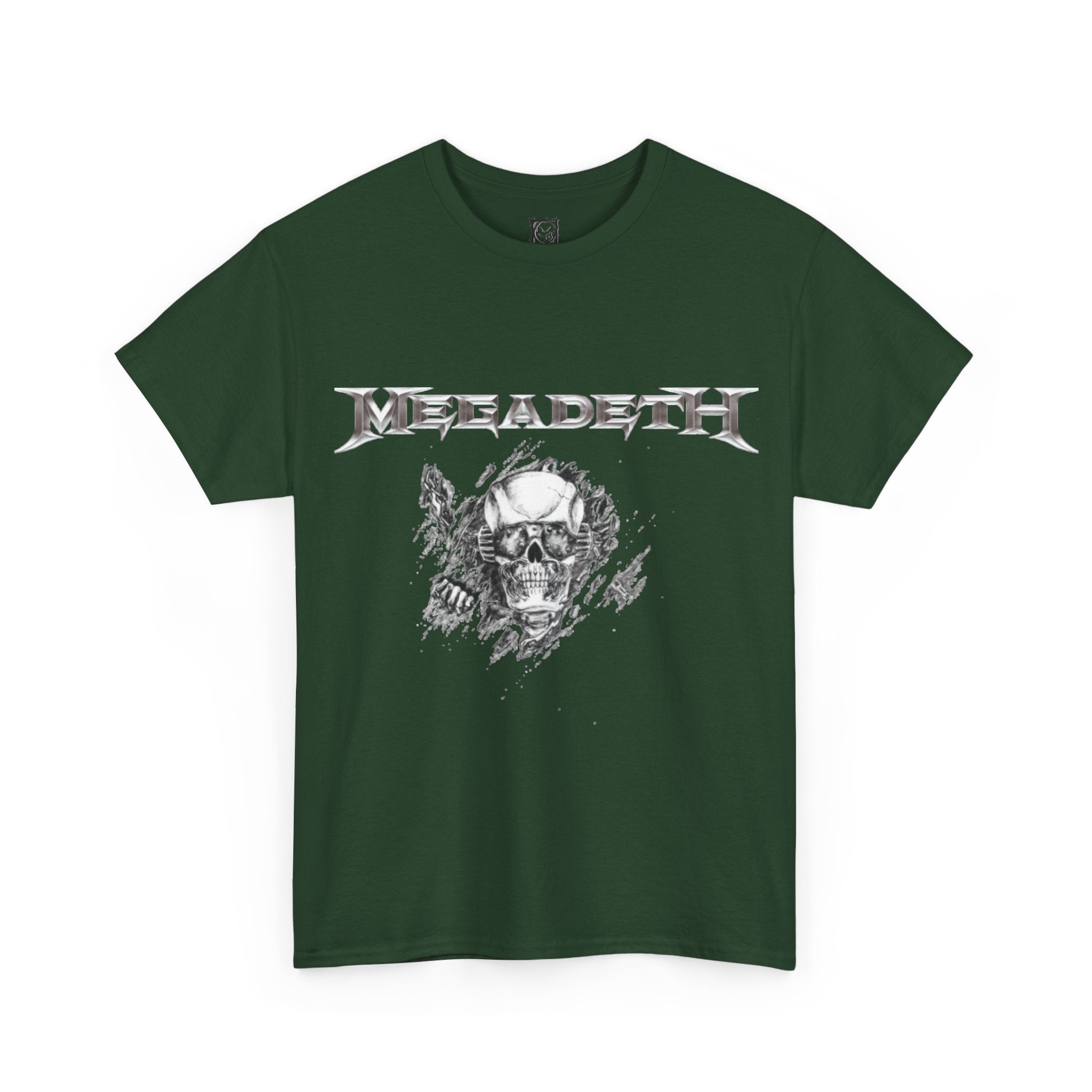 Camiseta Básica HARD-NOISE — Branco/Verde
