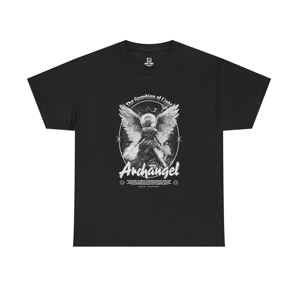 Camiseta preta estampada com mensagem de fé cristã, gospel - HARD-NOISE