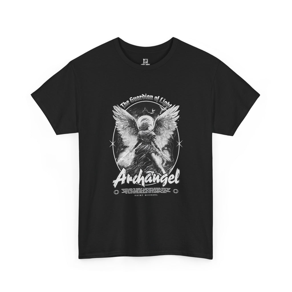 Camiseta preta estampada com mensagem de fé cristã, gospel - HARD-NOISE
