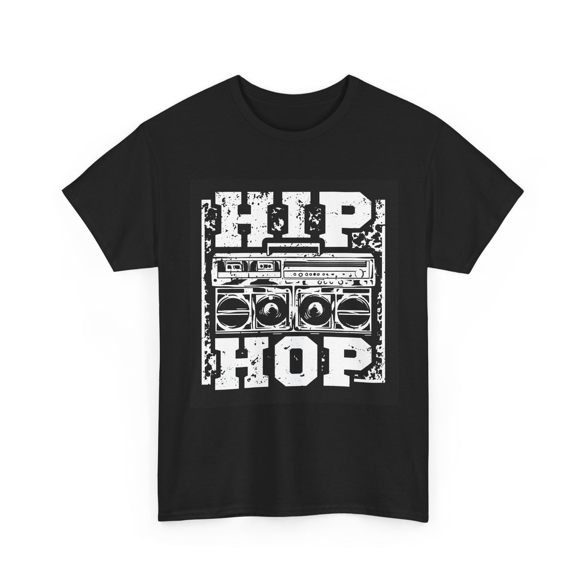 Camiseta Estampada Hip Hop Bars HARD-NOISE - modelo vestindo, cultura urbana