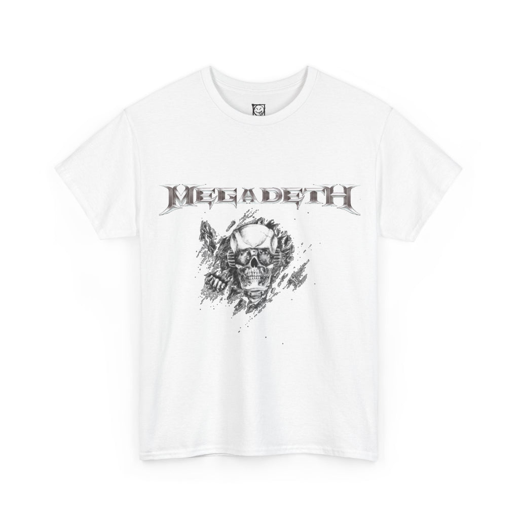 Camiseta Básica HARD-NOISE — Branco/Verde