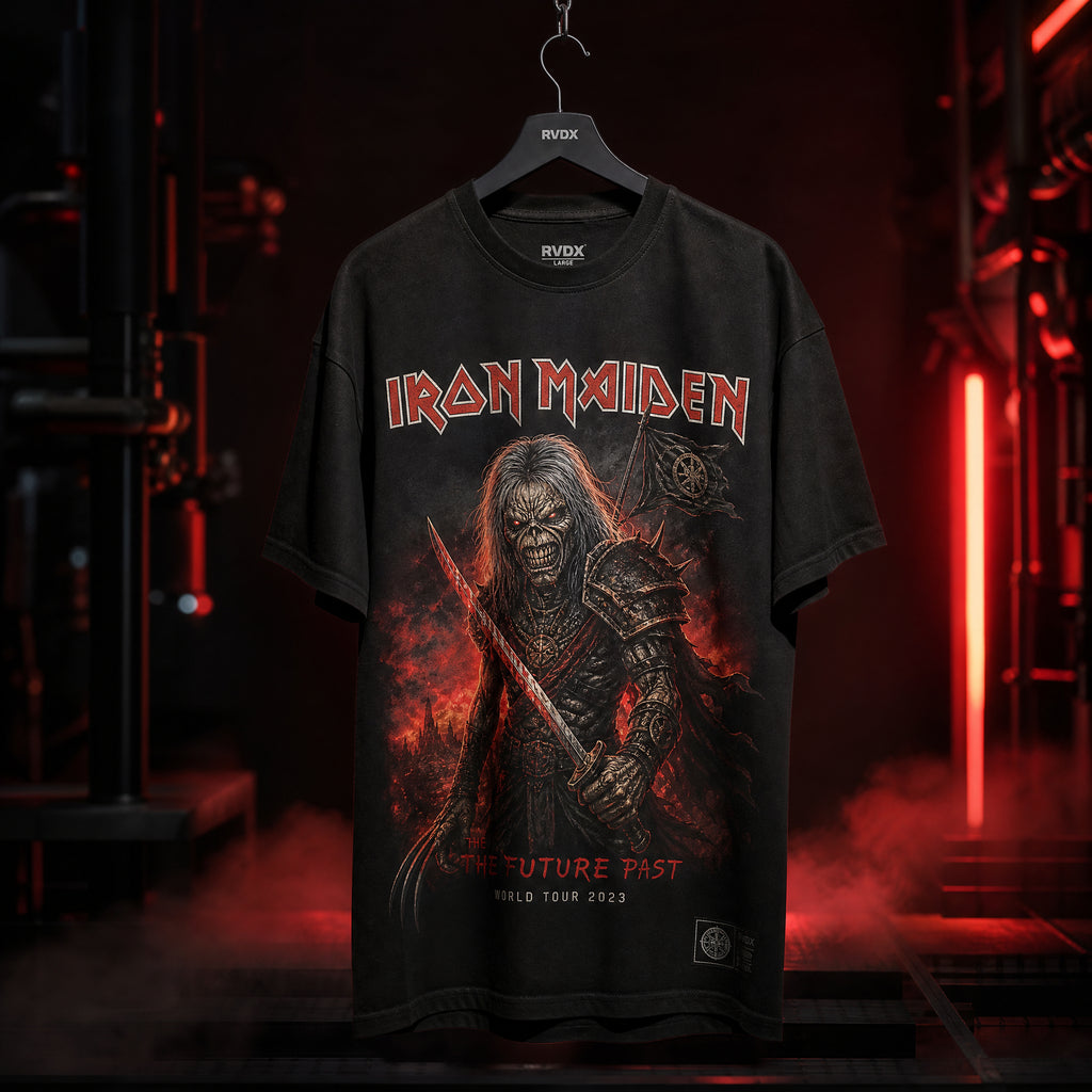 Camiseta Estampada Iron Maiden Guerreiro Hero
